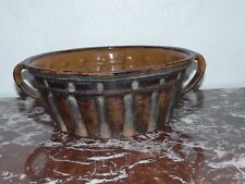 ALSACE Superbe rare ANCIEN MOULE À GÂTEAU EN TERRE CUITE 19ème