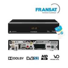 Récepteur Décodeur TNT HD satellite FRANSAT HD THOMSON THS 805 + Carte Fransat
