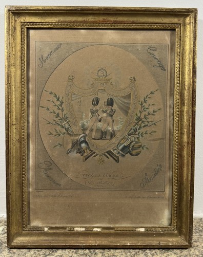 Gravure vive gloire - ", la