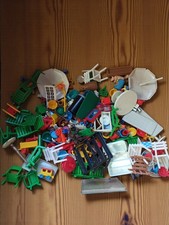 Gros lot Playmobil vintage années 1970 ancien éléments figurines accessoires rar