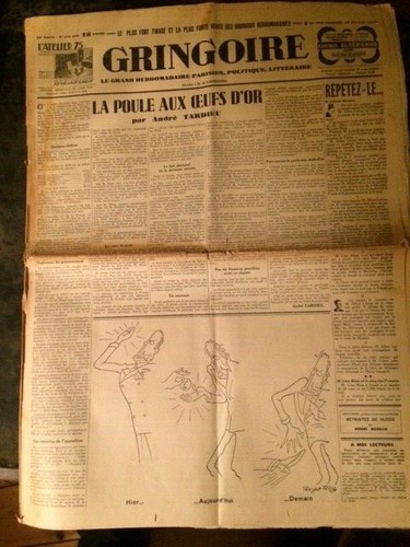 Gringoire 431 1937 - gringoire, n°431/1937/la