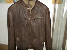 blouson cuir agneau L marron CONBIPEL