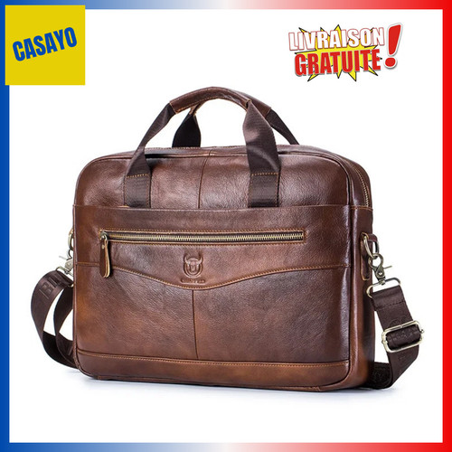 Sacoche homme cuir véritable - homme,
