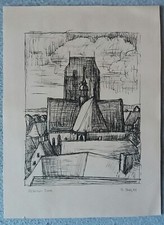  Lithographie cathédrale