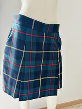 Jupe droite à carreaux tartan