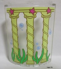 Lego 30562pb035 x2 Cylinder Tr Clear + Stickers Disney 41063 Ariel Palace - B23