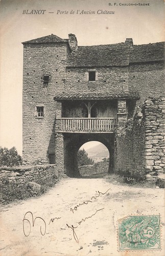 Blanot ancien château - blanot,