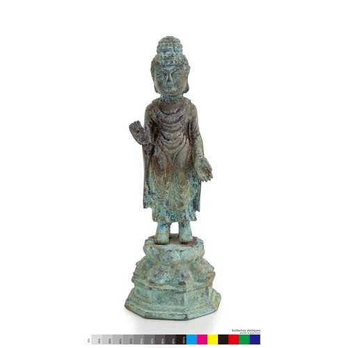 Antique Asian Bronze Standing