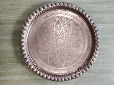 PLATEAU EN CUIVRE artisanal