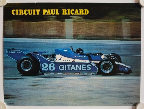 Affiche course automobile - course,
