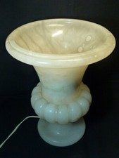 Lampe albâtre Art déco Vase
