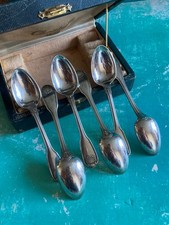 Ancien Ecrin 6x Cuillères à