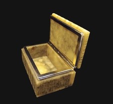 Boite vintage en onyx (pierre) format 11,5 X 7,5 X 5,5cm
