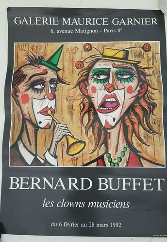 Bernard buffet les - buffet, clowns