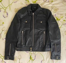 BLOUSON homme en cuir - THE KOOPLES taille 44 noir  - Gear leather jacket 4 men