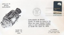 APOLLO 13 Nasa mission Explosion in Space Cape Canaveral Space cover 1970