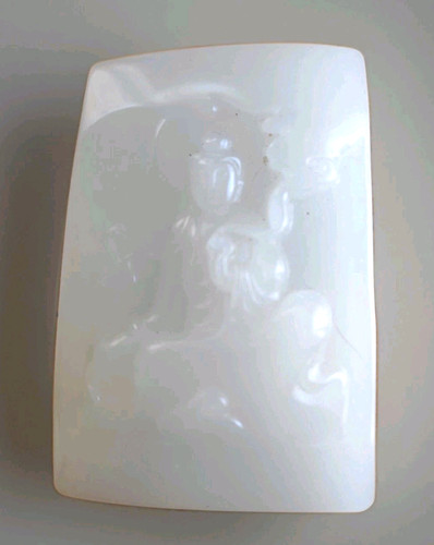 Jade blanc hetian naturel - blanc,