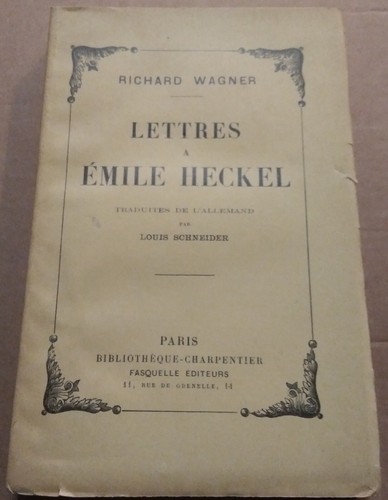 Richard wagner lettres à - richard,