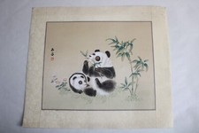 Gouache sur soie chinoise