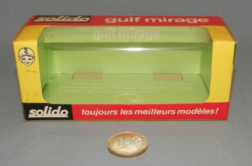 Solido boîte vide réf - solido,