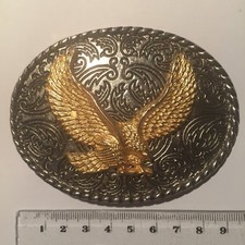 USA Boucle Ceinturon Western Cowboy Biker Aigle Moto Colt