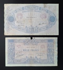 Lot vieux billets Français