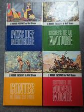 lot 4 Livres illustrés Le monde enchanté de Walt Disney - contes et histoires 