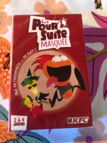 Jeu carte pub kfc - jeu,