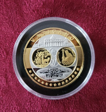 MEDAILLE VATICAN JEAN PAUL II - COMMEMORATION EUROPE - SOUS COQUE -PIECE MONNAIE