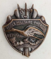 insigne ARTHUS BERTRAND - ECOLE MILITAIRE PREPARATOIRE D'EPINAL - cigogne
