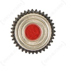 Repro WW2 Allemand Visière Tricolore Cap Cocarde Insigne Uniforme...