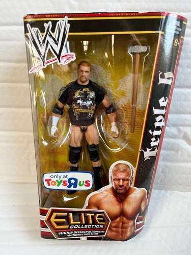 Bnib wwe triple mattel elite - triple,