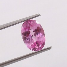 AAA Naturel Bi Couleur Ceylon Rose Saphir Ovale Pierre Précieuse Taillée 1,50 Ct