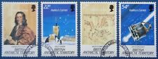 Antarctique Britannique oblitérés, n°152 à 155, passage comète Halley, 1986