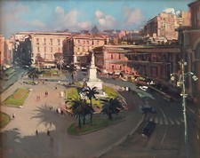 Vue sur naples - naples, paysage
