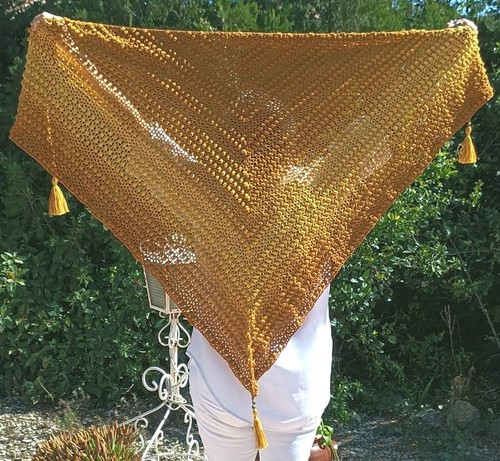 Châle etole mariage crochet - châle,