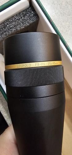 Leupold fx3 scope 25x 2 - 25x, 1/2