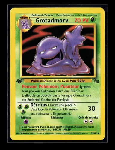 Carte pokémon grotadmorv - carte,
