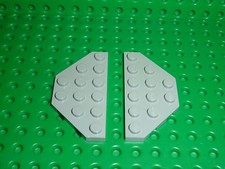 2 x LEGO Star wars OldGray Plate ref 2419 / Set 10030 6085 6276 10029 7161 9754