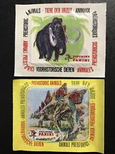 Original pochette bustina packet figurine panini Animaux Préhistoriques 1978 82