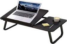 MNKYER Table Pliant pour Ordinateur Portable, Avec Support pour Billets
