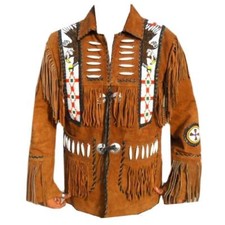 Hommes Cow-boy Suède Cuir
