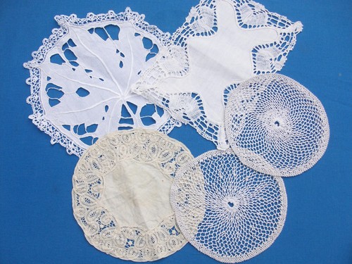 Lot napperons anciens - lot, de