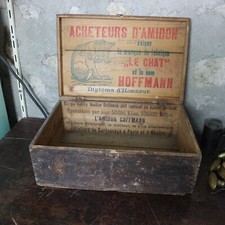 ancienne caisse boite coffret