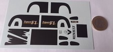 decalcomanie decals déco renault espace f1  1/43
