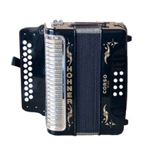 Bouton accordéon Hohner Corso De Luxe Made in Germany Vintage