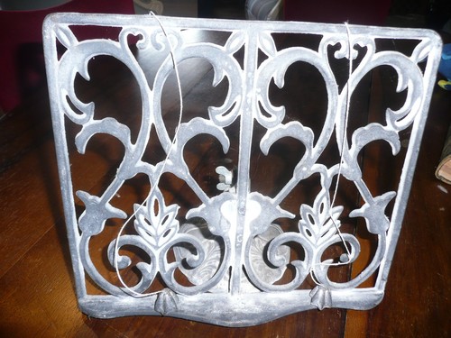 Ancien lutrin etain porte - ancien,