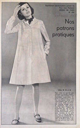 Patron modes paris 976 - de,