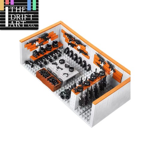 Moc ww2 swat military house - ww2,