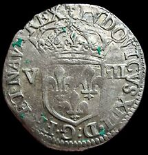 1/8 D'écu Croix Fleurdelisée